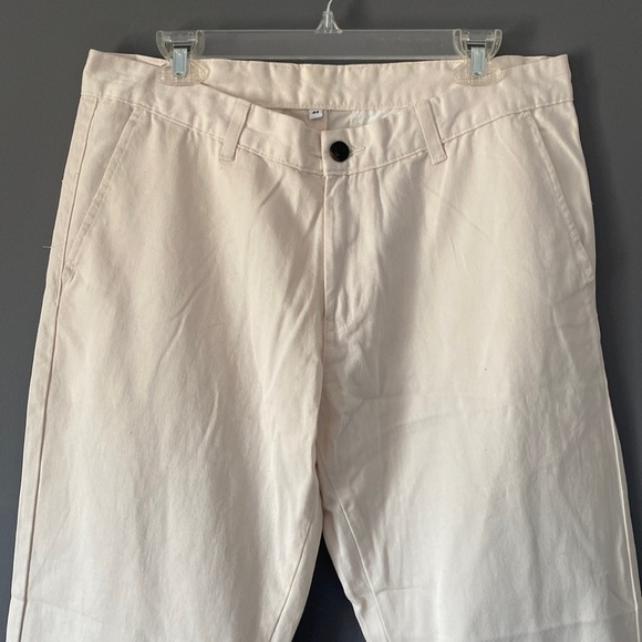 Relaxed Fit Men's Cotton Casual Pants Minimalist & Coastal Grandfather Aesthetic - Picture 2 of 12